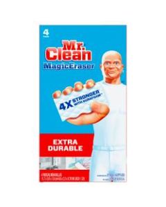Mr. Clean Magic Eraser Extra Power Pads, Box Of 4