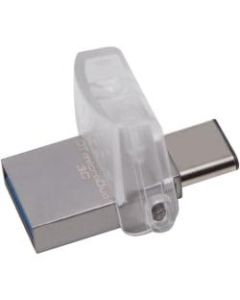 Kingston DataTraveler microDuo 3C - 64 GB - USB 3.1 - 100 MB/s Read Speed - 15 MB/s Write Speed - 5 Year Warranty