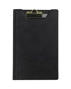 Samsill Professional Heavyweight Pad Holders - Document - Vinyl - Black - 1 Each