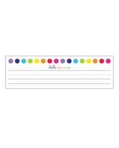 Schoolgirl Style Desk Nameplates, 9-1/2in x 2-7/8in, Just Teach, Pack Of 36 Nameplates