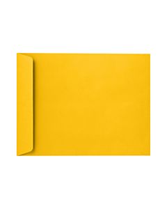 LUX Open-End 10in x 13in Envelopes, Peel & Press Closure, Sunflower Yellow, Pack Of 250