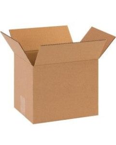 Office Depot Brand Corrugated Boxes, 10in x 8in x 10in, Kraft, Pack Of 25 Boxes