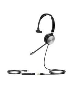 Yealink UH36 Teams USB Wired Mono Headset, Black, YEA-UH36-MONO-TEAM