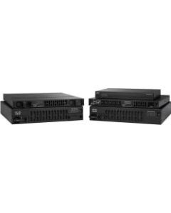 Cisco 4331 Router - 3 Ports - 3 RJ-45 Port(s) - Management Port - 6 - 4 GB - Gigabit Ethernet - 1U - Rack-mountable, Wall Mountable - 90 Day