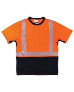 Ergodyne GloWear 8283BK Lightweight Performance Hi-Vis T-Shirt, 5X, Orange