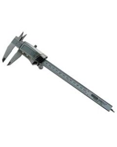 General Tools Digital/Fraction Electronics Calipers, 0 - 8in, 12 1/4inH x 4 1/4inW x 1 1/4inD, Stainless Steel
