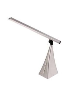 Victory Light Pyramid LED Task Lamp, 16-1/4inH, Silver