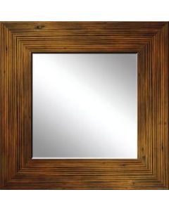 PTM Images Framed Mirror, Wood, 20inH x 20inW, Natural