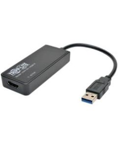 Tripp Lite USB 3.0 to HDMI Dual Monitor External Video Graphics Card Adapter SuperSpeed 1080p - 512 MB SDRAM - 2048x1152,1080p"