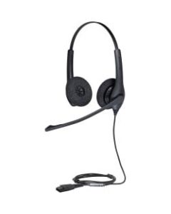 Jabra BIZ 1500 Headset - Stereo - Quick Disconnect - Wired - 150 Ohm - 20 Hz - 4.50 kHz - Over-the-head - Binaural - Supra-aural - 3.12 ft Cable - Noise Canceling