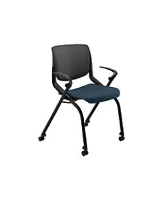 HON Motivate  Nesting Flex Stack Chair, Cerulean