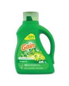 Gain Liquid Laundry Detergent, Original Scent, 100 Oz, Pack Of 4