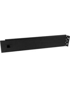 StarTech.com 2U Hinged Solid Blank Rack Panel - Steel - Black - 2U Rack Height - 1 Pack - 3.5in Height - 19in Width - 0.6in Depth - TAA Compliant