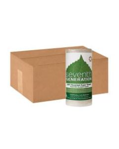 Seventh Generation Natural Paper Towels, 100% Recycled, 120 Sheets Per Roll, Pack Of 30 Rolls