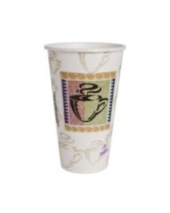 Dixie PerfecTouch Coffee Haze Hot Cups - 50 - 16 fl oz - 1000 / Carton - Multi - Paper - Coffee, Hot Drink