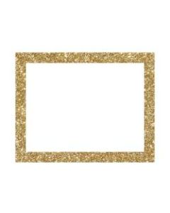 Artskills Glitter-Framed Poster Board, 22in x 28in, White/Gold