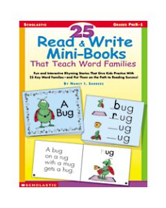 Scholastic 25 Read & Write Mini Books - Word Families