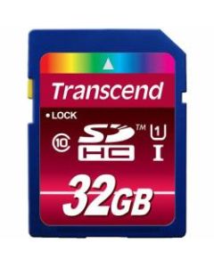 Transcend 32 GB Class 10/UHS-I SDHC - 85 MB/s Read - 45 MB/s Write - 600x Memory Speed - Lifetime Warranty