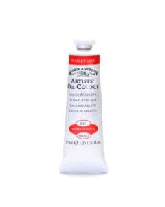 Winsor & Newton Artists Oil Colors, 37 mL, Scarlet Lake, 603