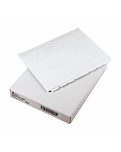 Avery Plain Tab Write-On Dividers, 8 1/2in x 11in, White, 8-Tab, Case Of 24
