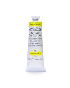 Winsor & Newton Artists Oil Colors, 37 mL, Winsor Lemon, 722