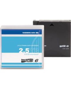 Overland LTO Ultrium 6 Data Cartridge - LTO-6 - 2.50 TB (Native) / 6.25 TB (Compressed)