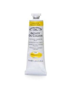 Winsor & Newton Artists Oil Colors, 37 mL, Cadmium Yellow Pale, 118
