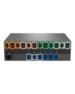 Geist Switched Outlet Level Monitoring EC MNU3E3R1-18P993-3PS56B0H10-S - Power distribution unit (rack-mountable) - AC 230/400 V - 16.6 kW - 3-phase WYE (star) - Ethernet 10/100