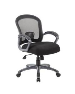 Boss Mesh Mid-Back Task Chair, Black