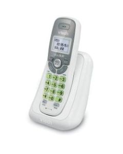 VTech CS6114 DECT 6.0 Digital Cordless Phone With Caller ID/Call Waiting, White
