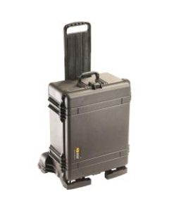 Pelican 1610M Shipping Case - Internal Dimensions: 21.78in Length x 16.69in Width x 10.62in Depth - External Dimensions: 26.2in Length x 23in Width x 13.7in Depth - 16.68 gal - Latching, Padlock Closure - Polyurethane, Polyethylene