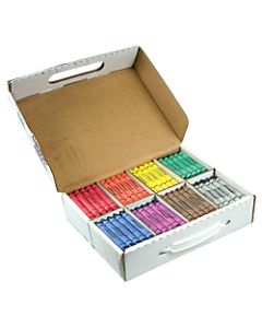 Prang Crayons, Large, Assorted Colors, Box Of 200 Crayons