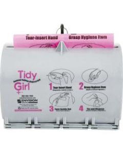 Stout Tidy Girl Feminine Hygiene Disposal Bag Dispenser, Gray