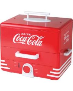 Nostalgia Electrics Large Coca-Cola Hot Dog Steamer, Red