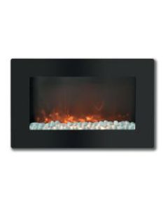 Cambridge Callisto CAM30WMEF-1BLK Electric Fireplace - Indoor - Wall Mountable