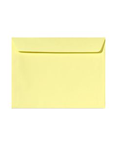 LUX Booklet 9in x 12in Envelopes, Gummed Seal, Lemonade Yellow, Pack Of 500