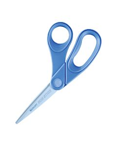 Westcott Non-Stick Scissors, 8in, Bent, Blue