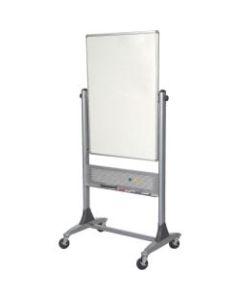 Balt Best Rite Magnetic Reversible Dry-Erase Whiteboard, 40in x 30in, Aluminum Frame With Silver Finish