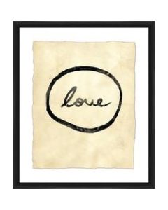 PTM Images Framed Wall Art, Love, 25 1/2inH x 21 1/2inW