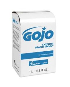 GOJO Lotion Hand Soap, Unscented, 33.8 Oz, Box Of 8 Bottles (AbilityOne 8520-01-522-0838)
