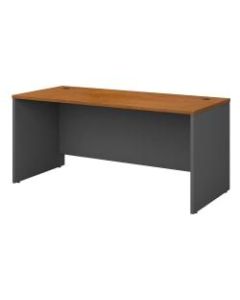 Bush Business Furniture Components Office Desk 66inW x 30inD, Natural Cherry/Graphite Gray, Standard Delivery