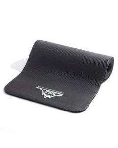 Black Mountain Products Ultra Thick Yoga And Exercise Mat, 73 1/2in x 24 1/2in, Black