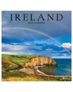 TF Publishing Scenic Wall Calendar, 12in x 12in, Ireland, January To December 2022