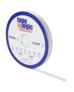 Tape Logic Sticky Back Loop Dots, 1 3/8in, White, Pack of 600 Dots