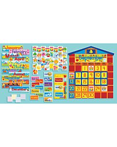 Scholastic School House Calendar Bulletin Board