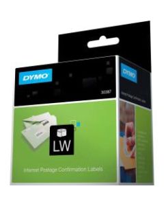 DYMO Internet Postage Labels, DYM30387, 2 5/16inW x 10inL, White, Roll of 100
