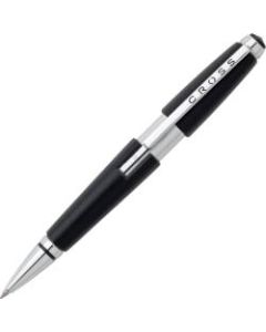 Cross Edge Capless Slide Open Gel Ink Pen - 0.7 mm Pen Point Size - Refillable - Black Gel-based Ink - Black Resin Barrel - 1 Each