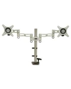 DAC MP-200 Mounting Arm for Flat Panel Display - 13in to 27in Screen Support - 40 lb Load Capacity - Steel - Silver, Black