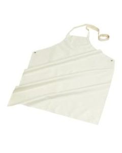 DuraLast Wraparound Nitrile Aprons, White, Pack Of 12