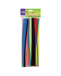 Chenille Kraft Jumbo Pipe Cleaners, Assorted, Pack Of 100